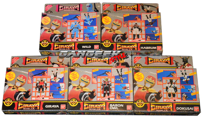 Giraya Ninja carton boxes FR