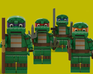 Moc Lego Teenage Mutant Ninja Turtles : Choose your favorite turtle !