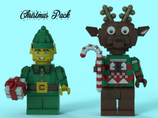 Projet LEGO Ideas : Merry Christmas Maxifigures MOC Lego Noël